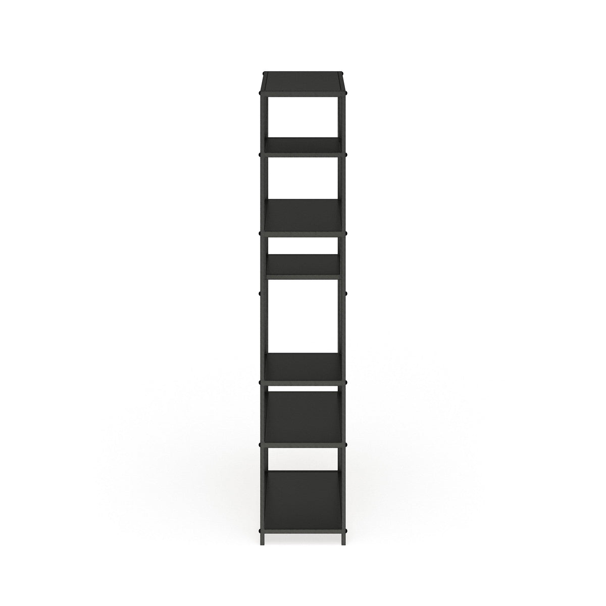 Dark Grey Industrial Metal Tiered Bookshelf K57535