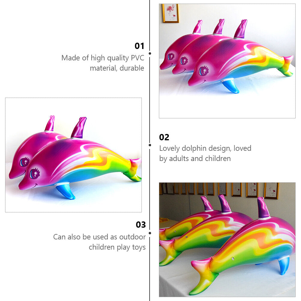2pcs Big Inflatable Dolphin Toys P961690