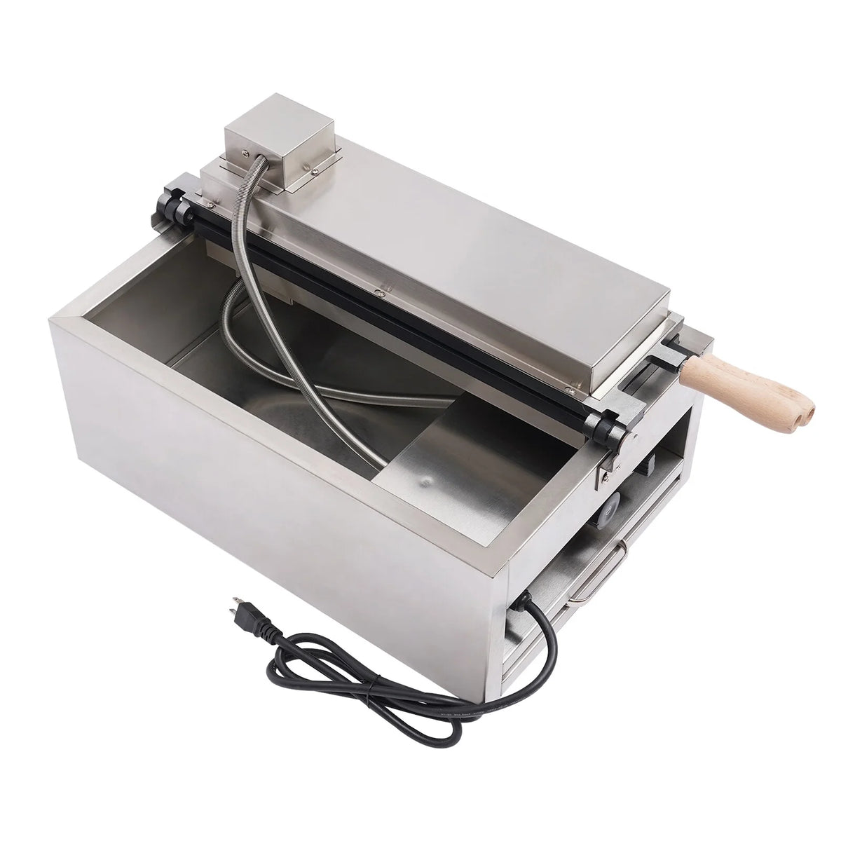 Electric Taiyaki Fish Waffle Maker, Stainless Steel Non-stick Waffle Iron U3700