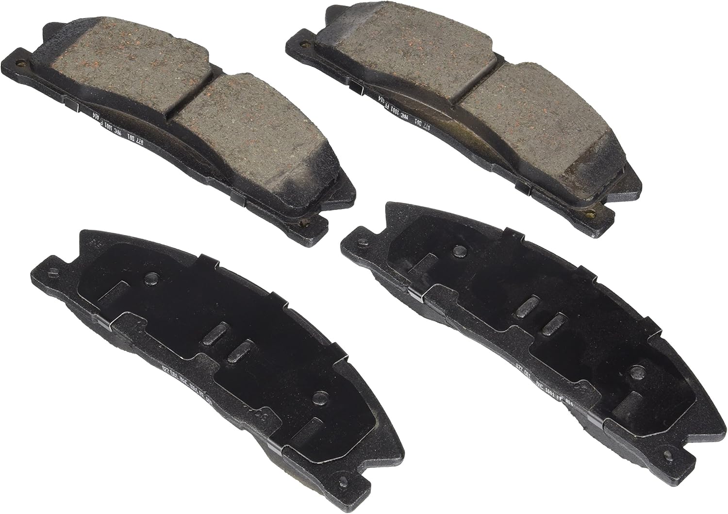 Blue Disc Brake Pad Set with Hardware, FRONT Pack of 2 X819