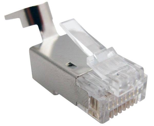 100 Pack Shielded RJ45 Connector for Cat6 A573