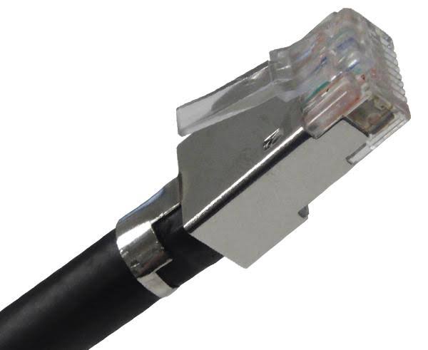 100 Pack Shielded RJ45 Connector for Cat6 A573