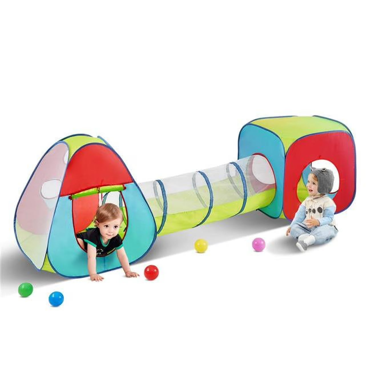 3 in 1 Kids Play Tent with Tunnel M53447