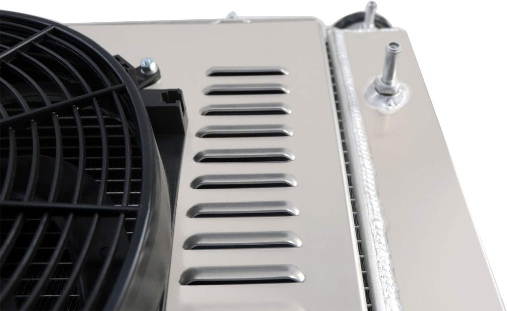 4 Row Core Radiator with Fan Shroud and Relay H7818