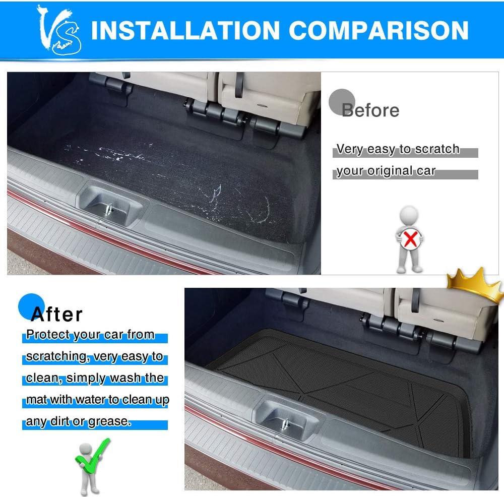 Odorless High Side 3D Trunk Floor Mat O4730