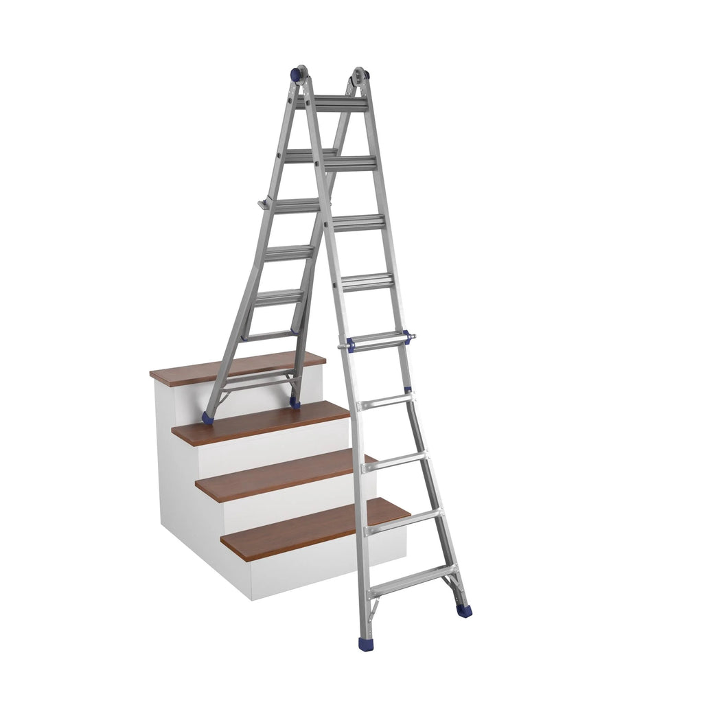 22 foot Reach Height Aluminum Multi-Position Ladder, 300 lb. Load Capacity Type IA Duty Rating X553