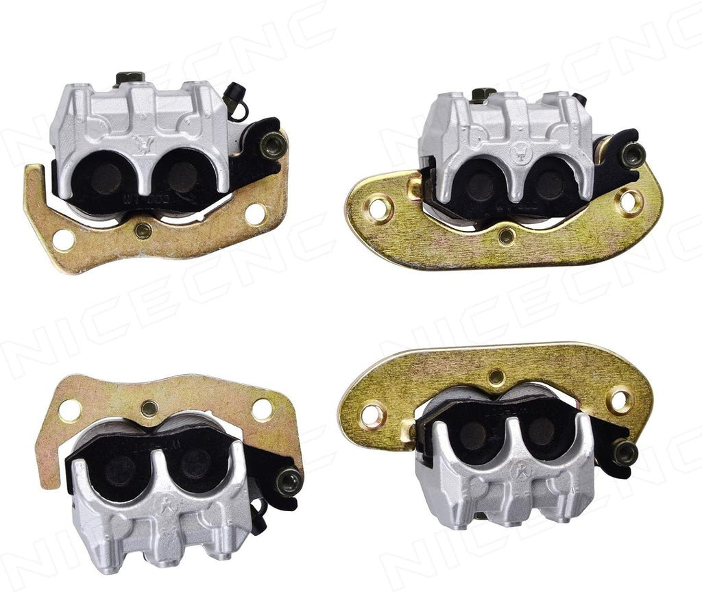 Front + Rear Brake Calipers Set with Pads Pack of 2 L929596