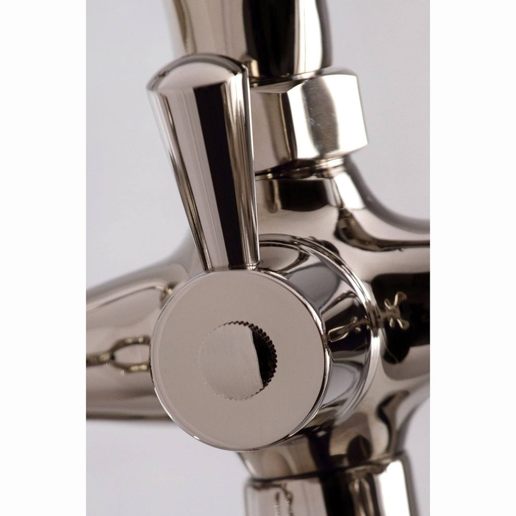 Brushed Brass Clawfoot Tub Faucet with Hand Shower M994236