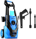 Electric Pressure Washer 1.59GPM 13-Amp with Adjustable Spray Nozzle Soap Bottle, Lake Blue V5226