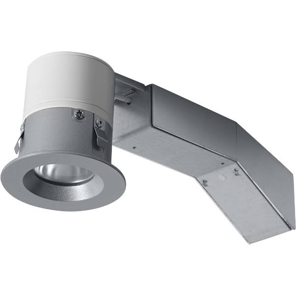 2 inch Round 8W 3500K Dimmable Triac 20 Degree 1/2 inch Trim Silver Ring R3588