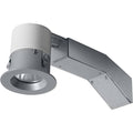 2 inch Round 8W 3500K Dimmable Triac 20 Degree 1/2 inch Trim Silver Ring R3588