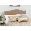 Fabric Panel Headboard, Camel, Full N122