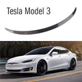 Carbon Fiber Pattern Spoiler for Tesla Model 3, Pack of 2 O670001