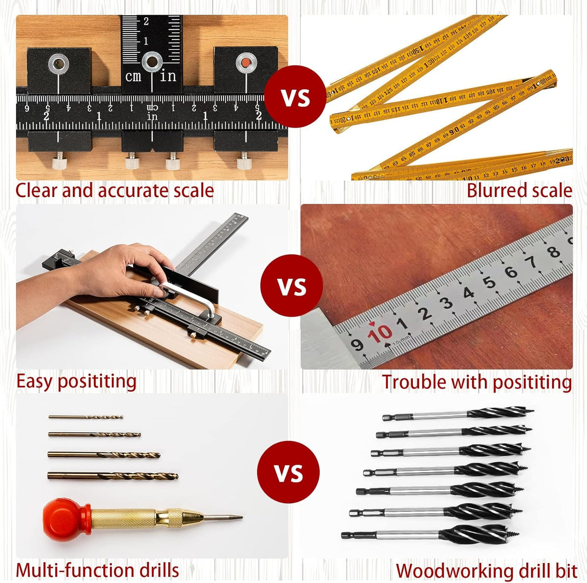 14-Piece Aluminum Alloy Cabinet Handle Template Jig Tool O269261