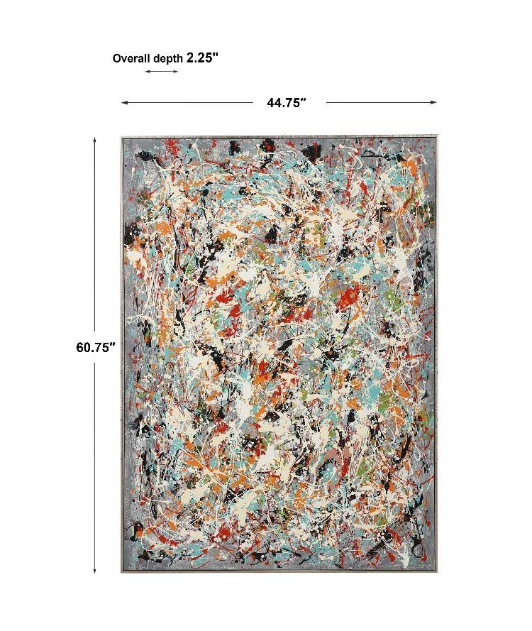 Hand Painted Canvas D543