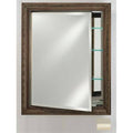 24 in. x 36 in. Recessed Single Door Cabinet - Brushed Satin Silver T755