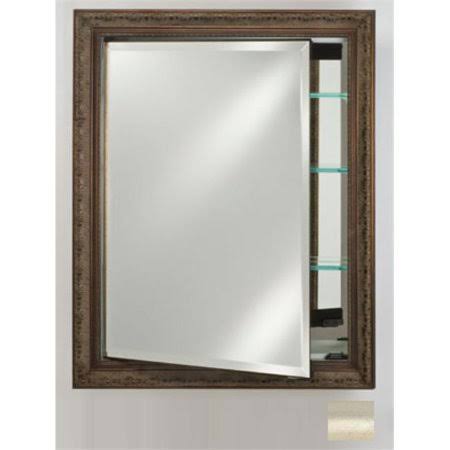 24 in. x 36 in. Recessed Single Door Cabinet - Brushed Satin Silver T755