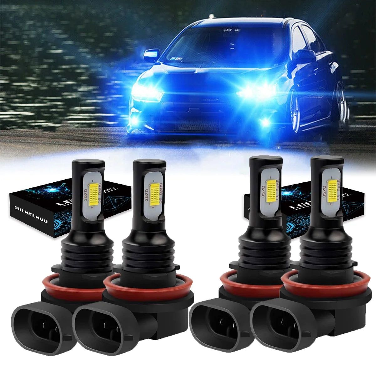H9 H11 High/Low Beam Headlights T65700