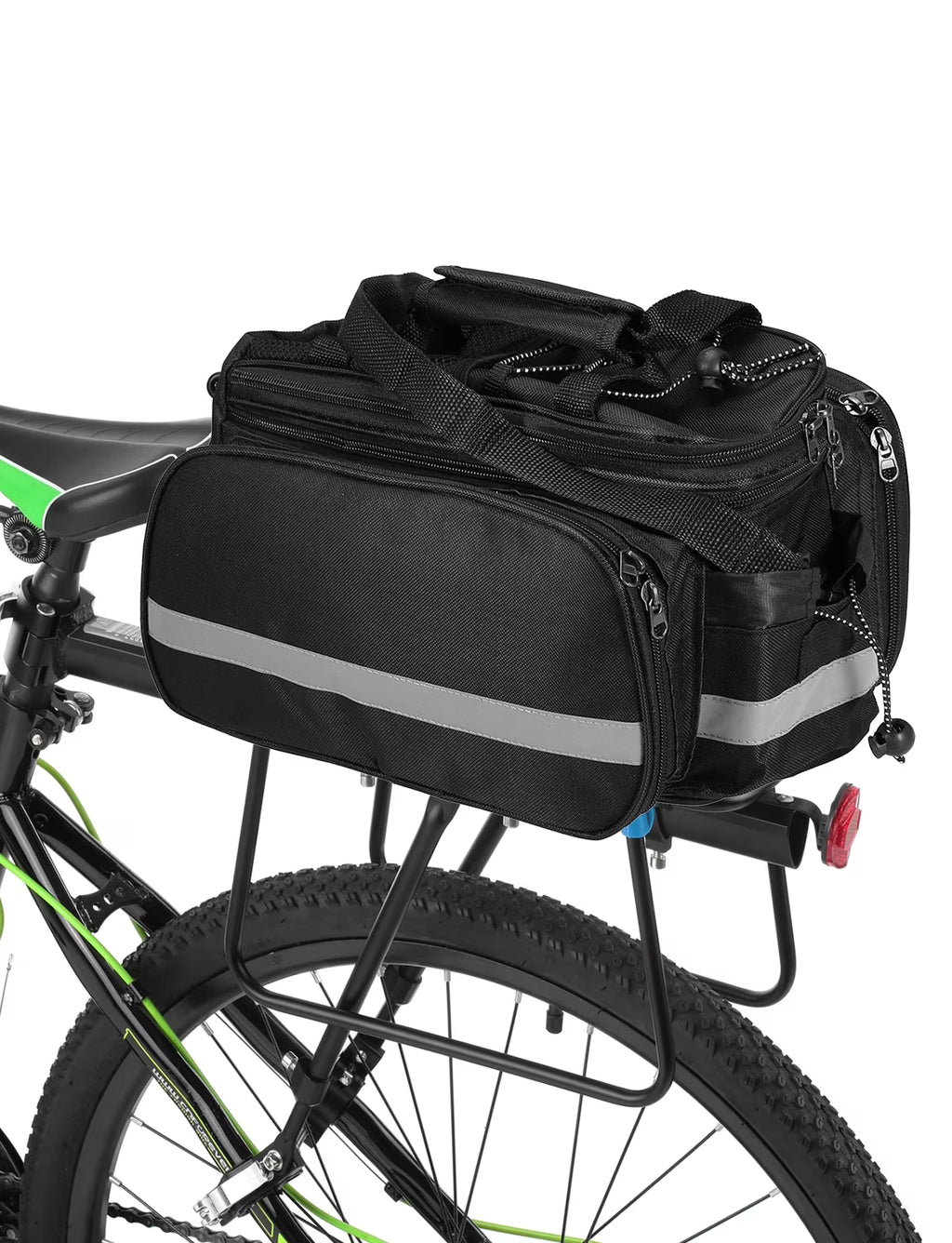 Rear Seat Bike Pannier Bag with Rain Cover M9893