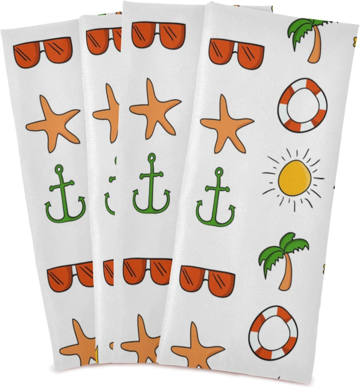 Kitchen Dish & Tea Towel, 28x18in-6 PCS V353266