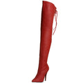 Red Leather 14 Pleaser M52568