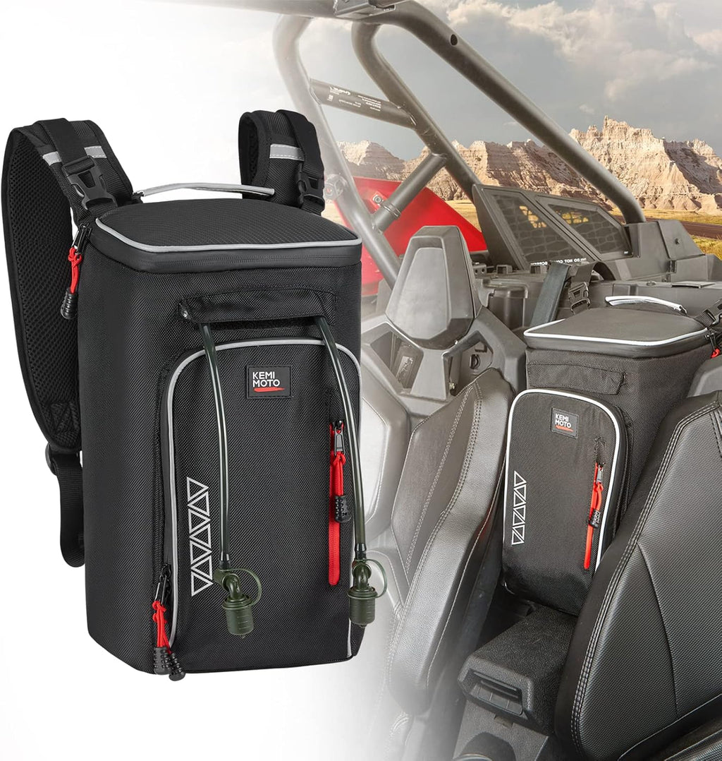Storage Center Shoulder Console Cargo Bag Between Seat Storage with Two Hydration Backpacks Z27051