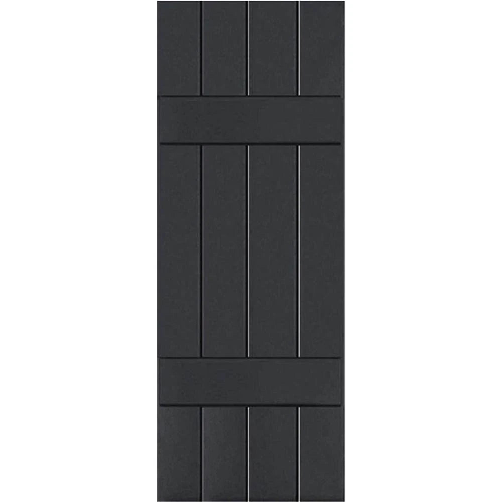 Black Pine Board and Batten Shutters Pair R841242