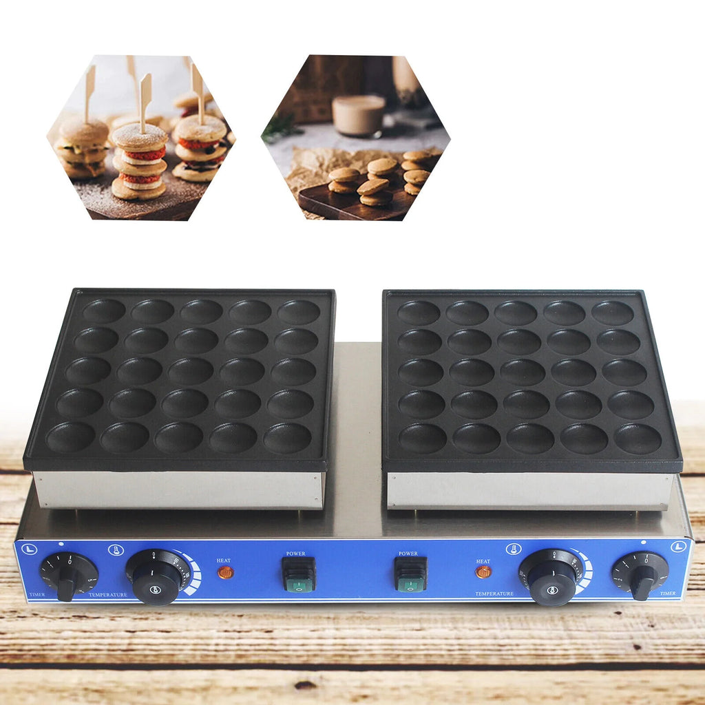 50 Holes Mini Dutch Nonstick Pancake Baker L39140