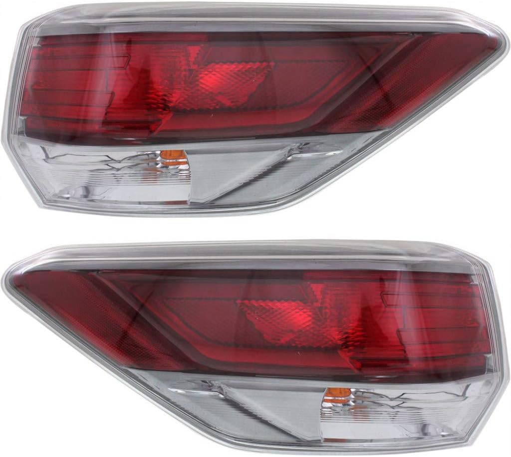 Outer Tail Light Pair for Toyota Highlander 2014 2015 2016 U35636