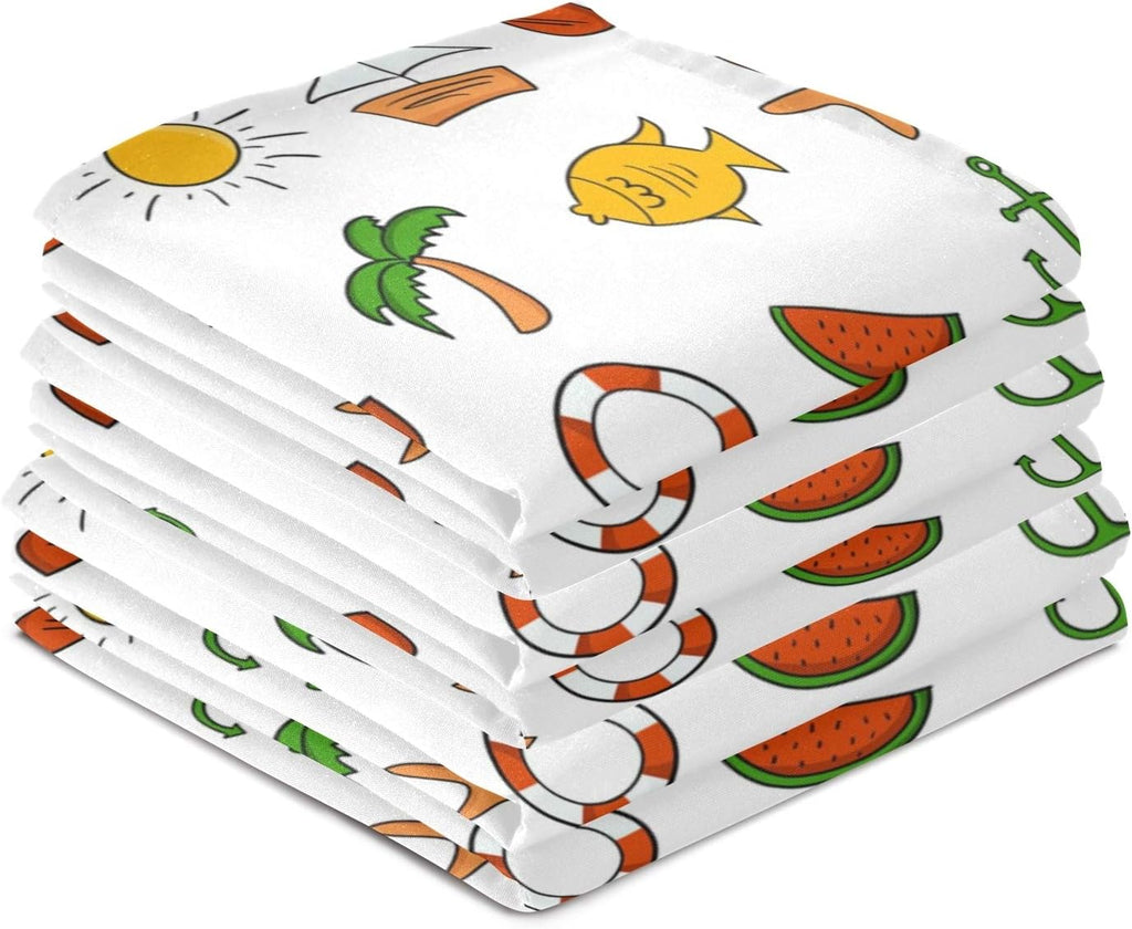 Kitchen Dish & Tea Towel, 28x18in-6 PCS V353266