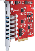 PCIe to USB 3.2 Gen 2 Extension Card, 6 USB Type-A and 2 USB Type-C Ports, Pack of 2 W35586