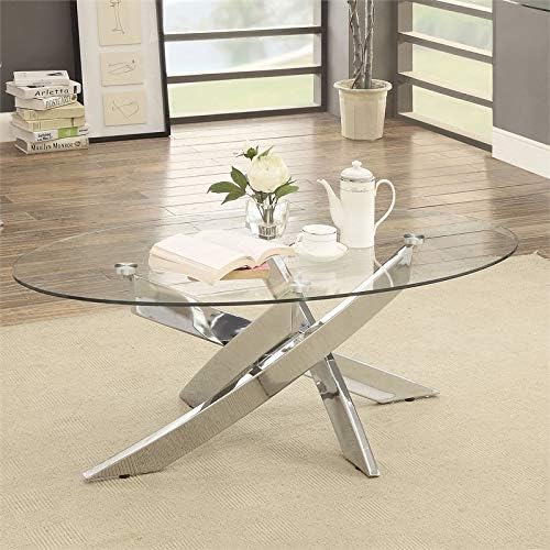 Chrome Metal Coffee Table B276257