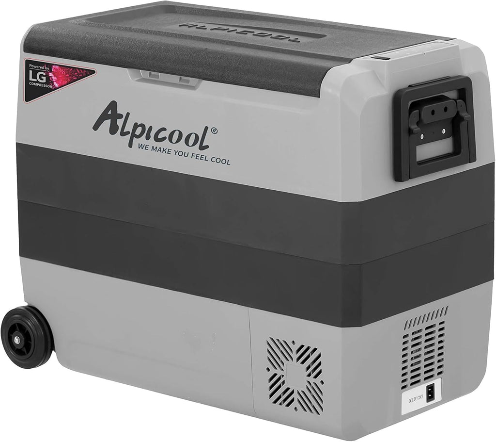 Dual Temperature Control 12 Volt Portable Car Refrigerator Freezer 63 Quart C33687