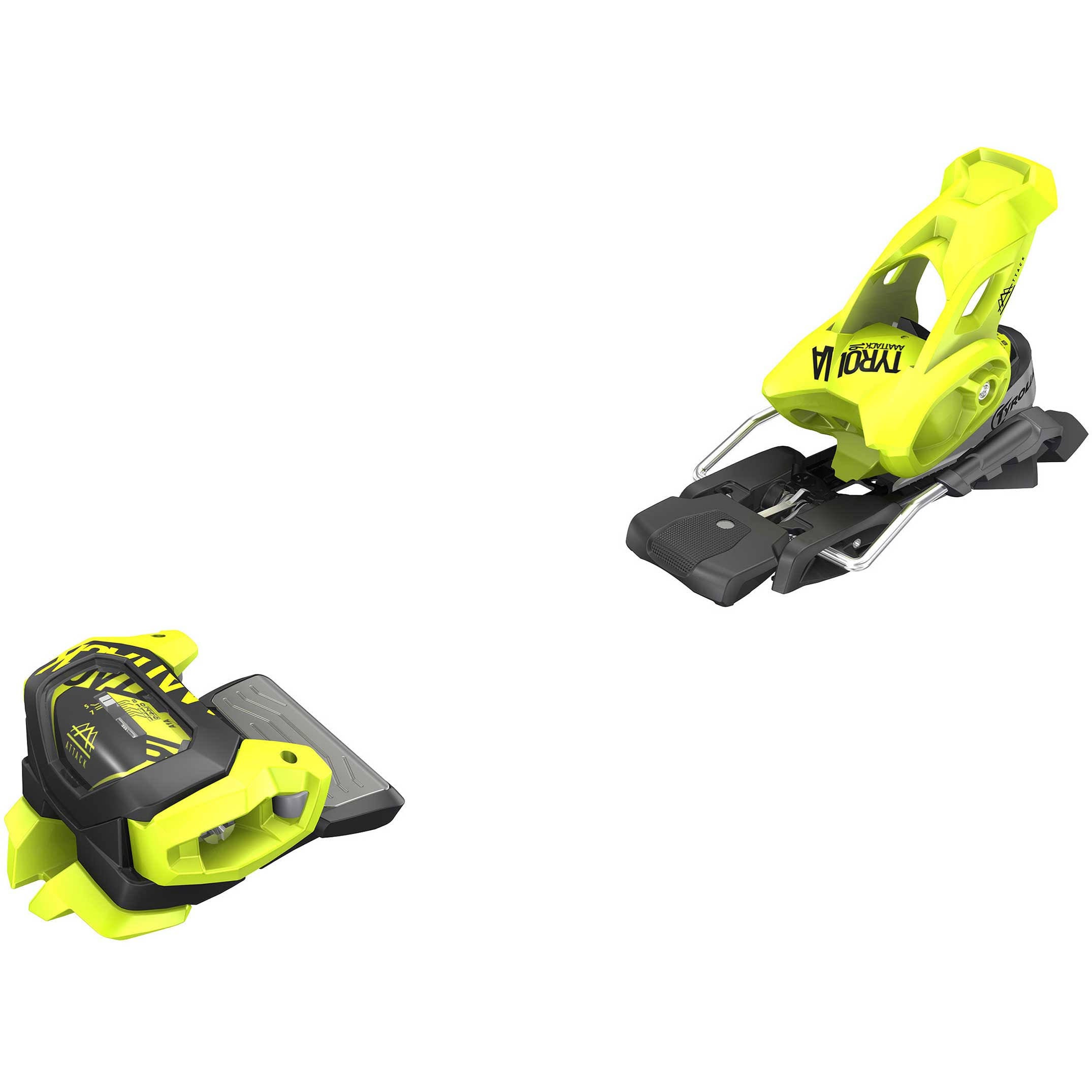 Flash Yellow Ski Bindings D742108