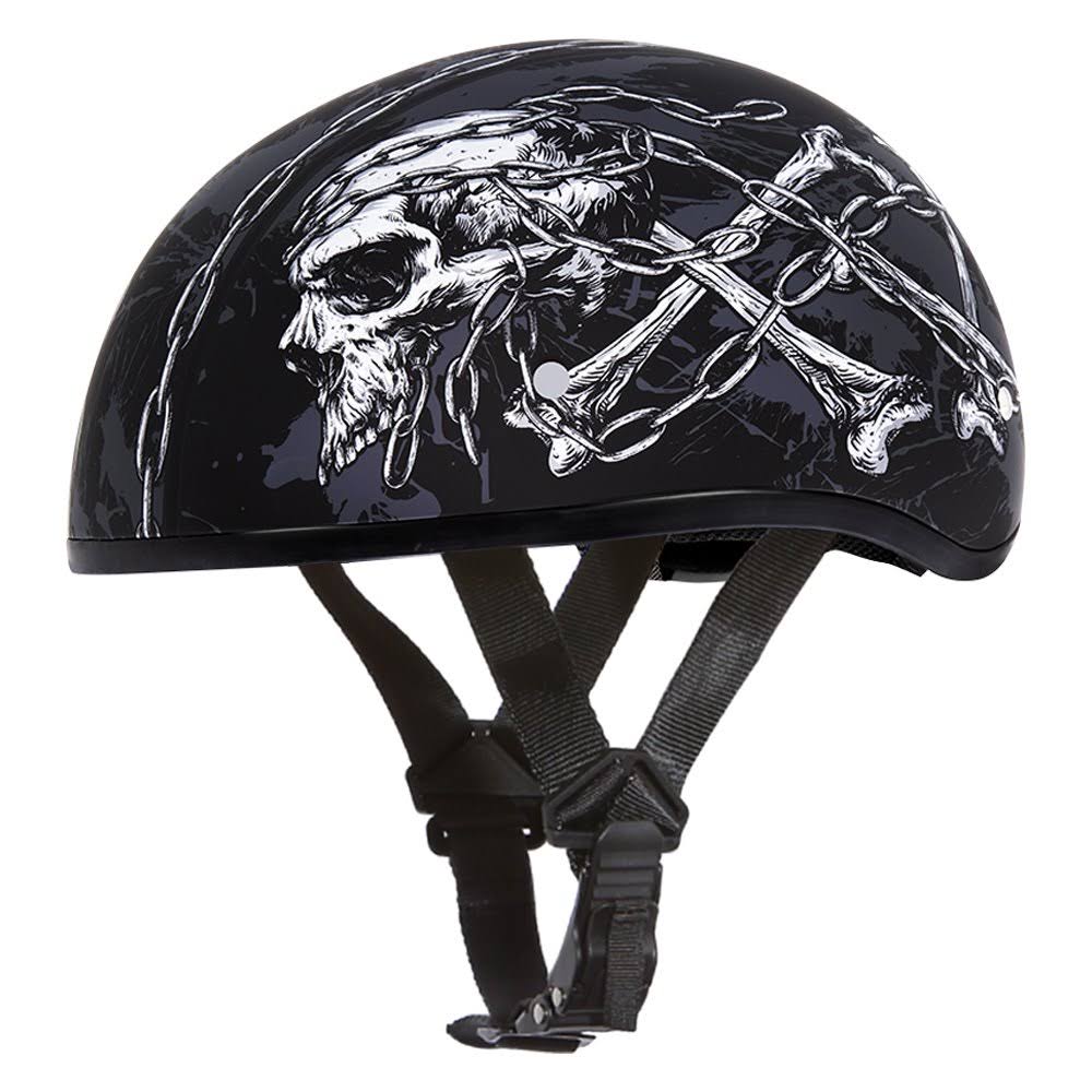 Black Half Face Helmet R6787