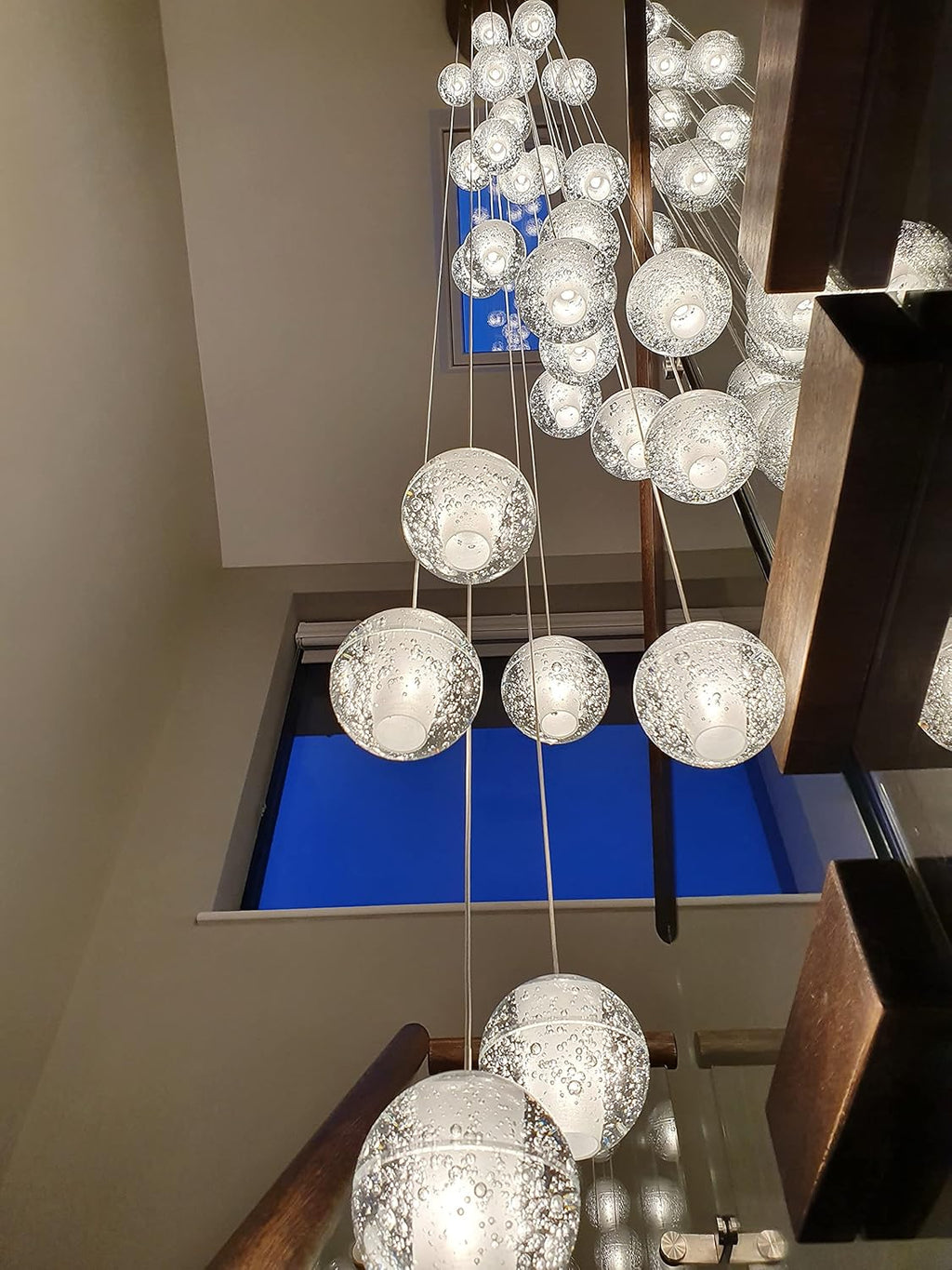 14-Lights Crystal Chandelier Flush Mount Z1268