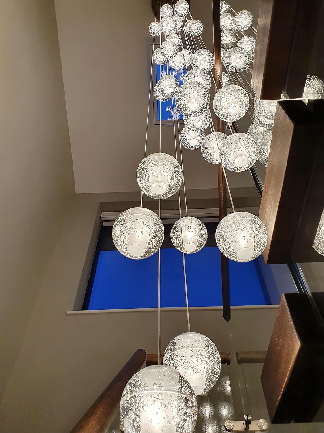 14-Lights Crystal Chandelier Flush Mount Z1268