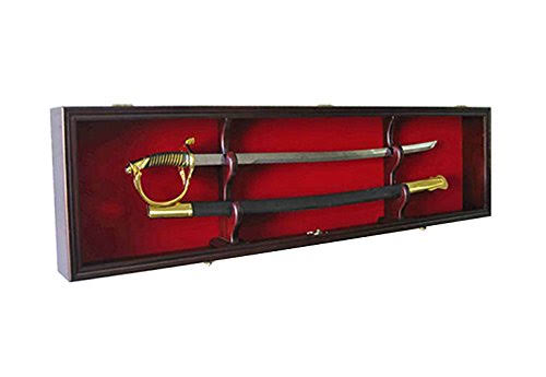 Lockable Sword Display Case Cabinet K4517