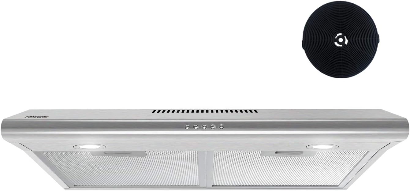 36 Inch Ducted/Ductless Under Cabinet Range Hood with LED Light X50852
