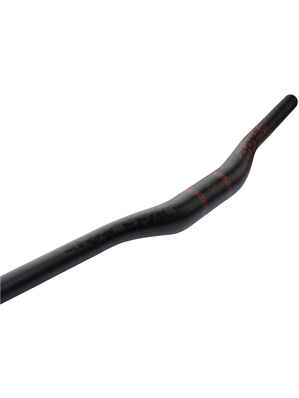 Carbon Riser Handlebar 35 x 800mm 20mm Rise Red Z65489