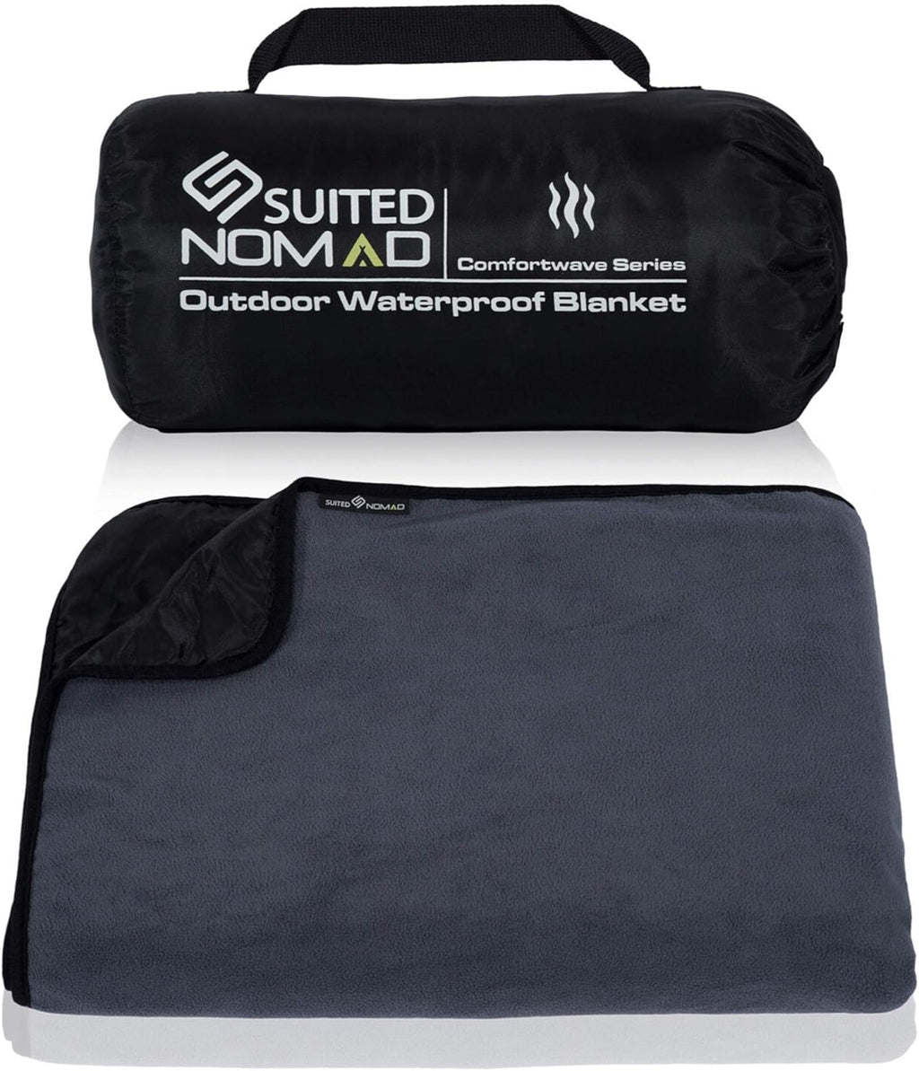 XL Waterproof Windproof Fleece Outdoor Stadium Blanket, 82x57 in W66474