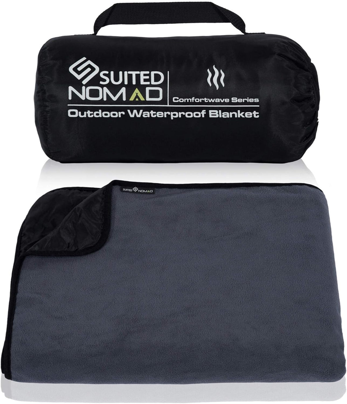 XL Waterproof Windproof Fleece Outdoor Stadium Blanket, 82x57 in W66474