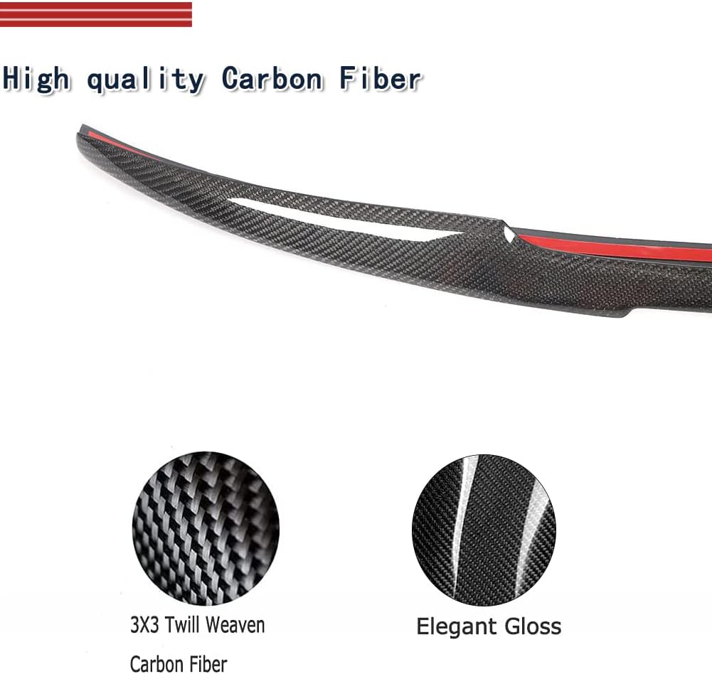 Carbon Fiber Trunk Spoiler for Audi A3 8V Sedan 2014-2020 P209993