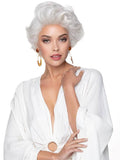 Tapered Curls Lace Front Wig Synthetic I5436
