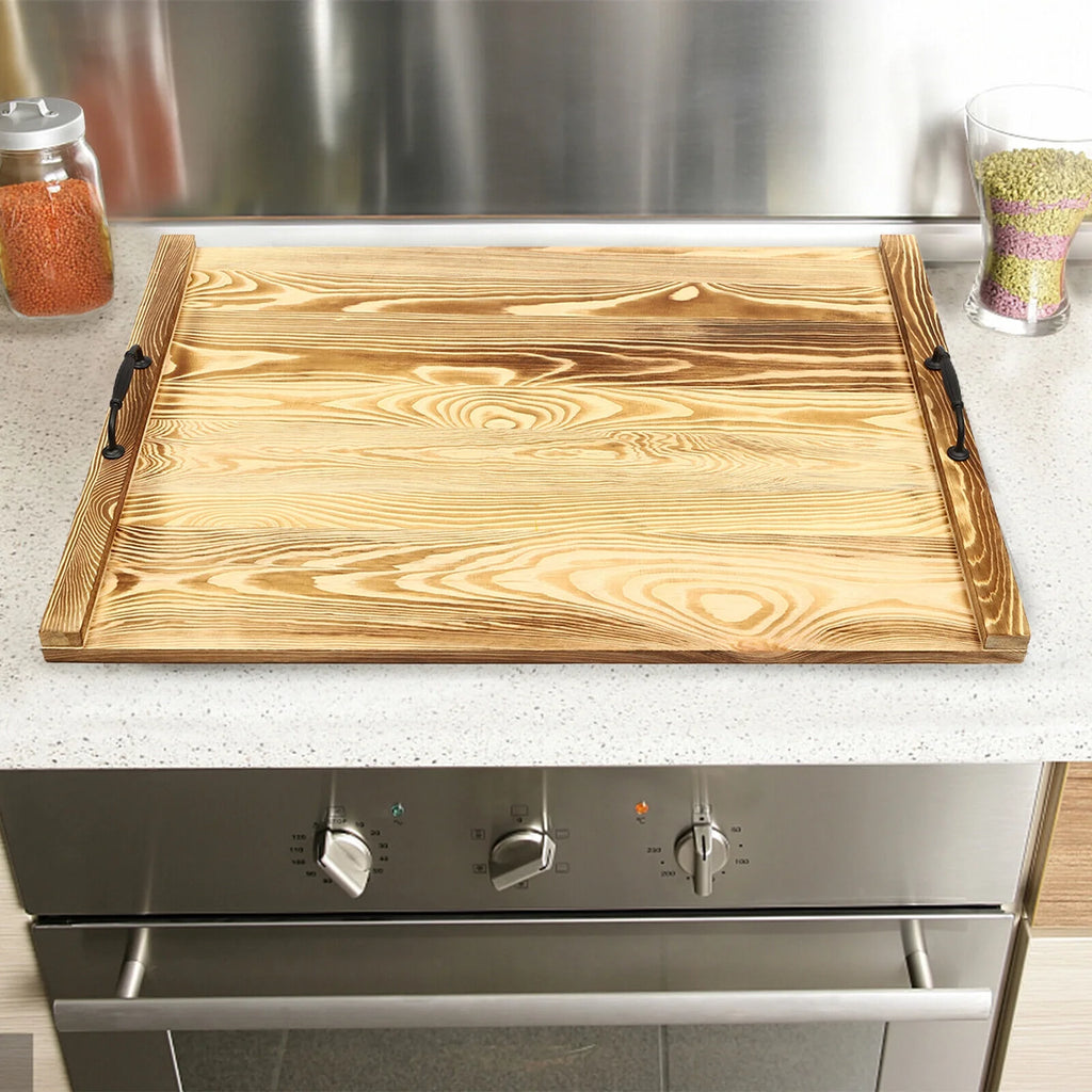 Pine Wood Noodle Board Stove Cover W96284