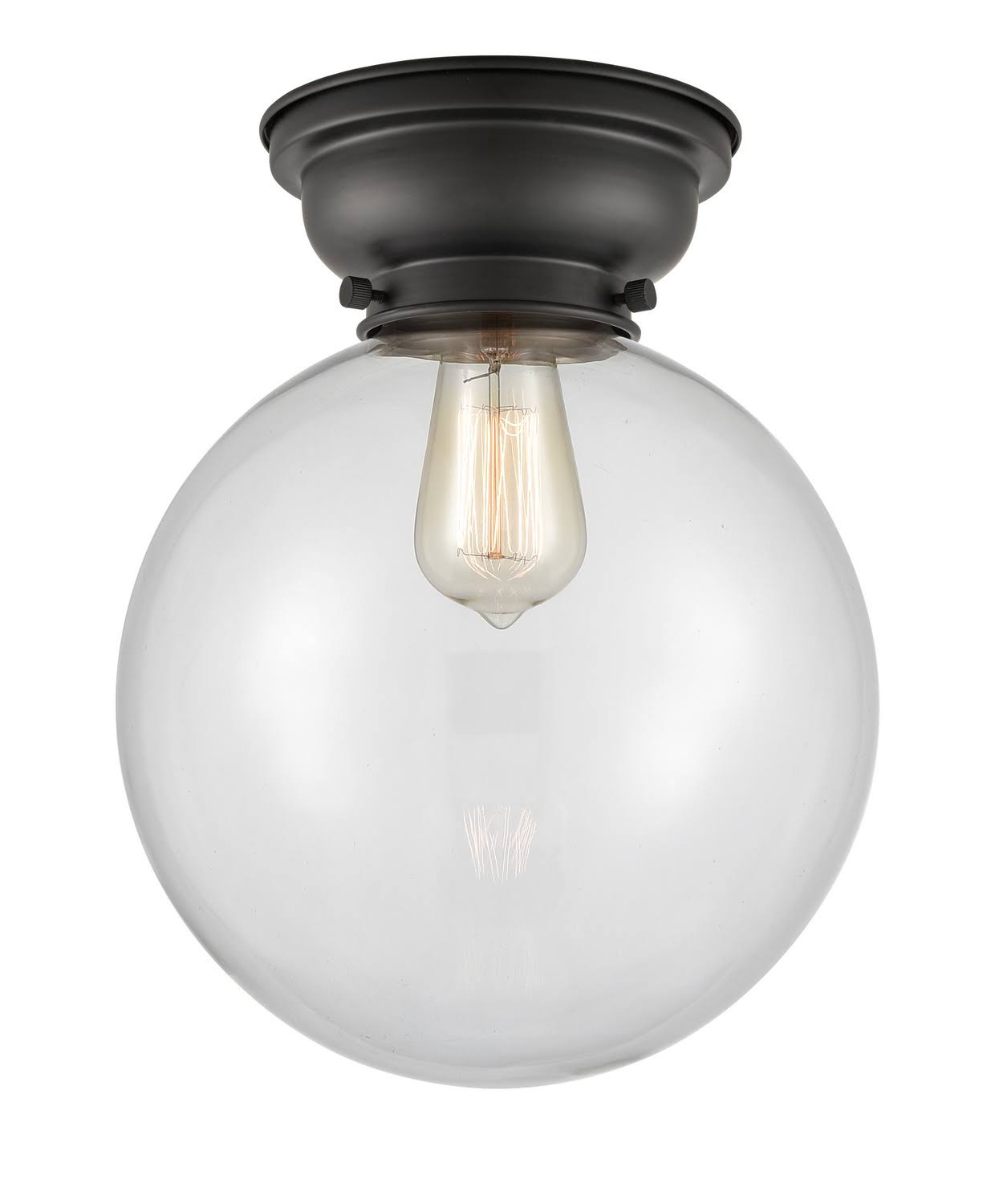 Matte Black 10 inch Flush Mount Light O34928