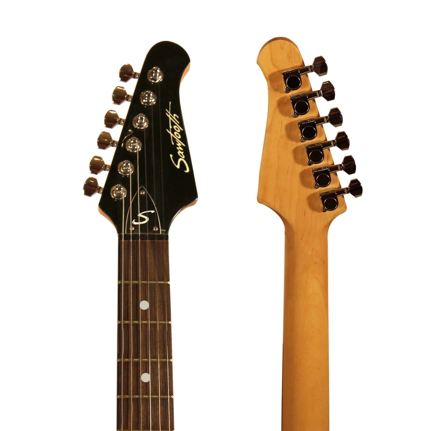 Black Electric Guitar with Amp, Case, and Cable R38362