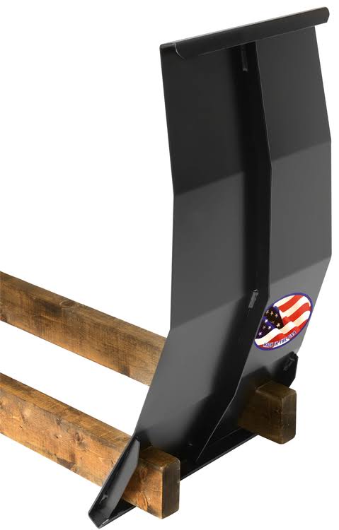 Black Steel Wood Caddy Z601
