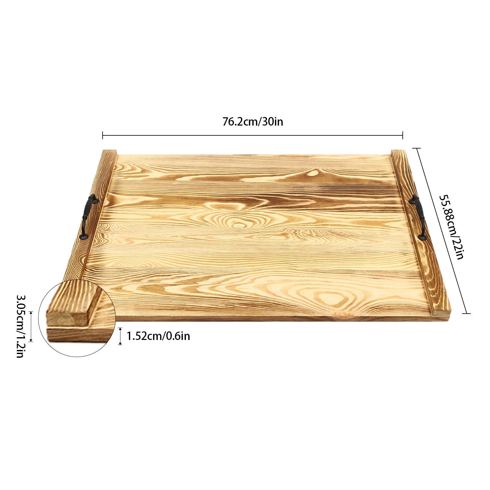 Pine Wood Noodle Board Stove Cover W96284