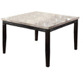 Antique Black Faux Marble Wood Counter Height Table N46242